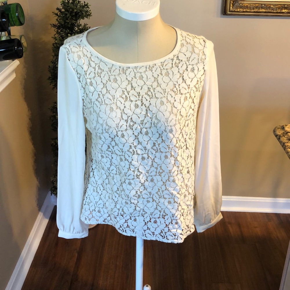 Banana republic lace top